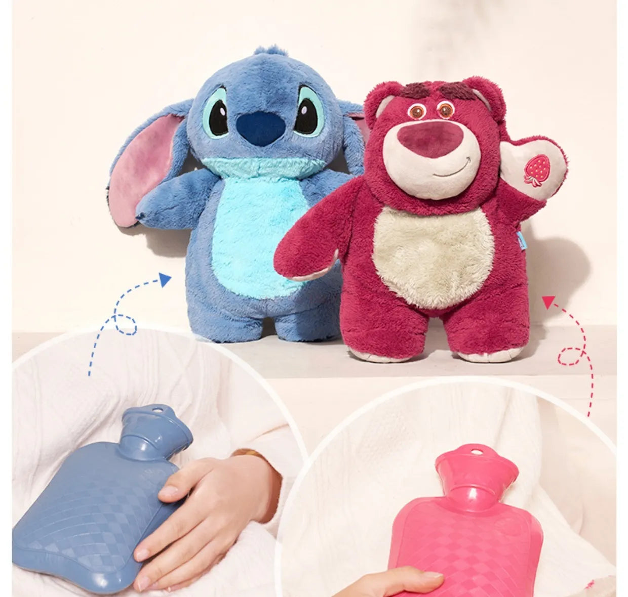 DisneyTuro Lilo Stitch Plush Hot Water Bottle