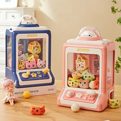 Toy Doll Machine for Kids Coin Operated with Light Music