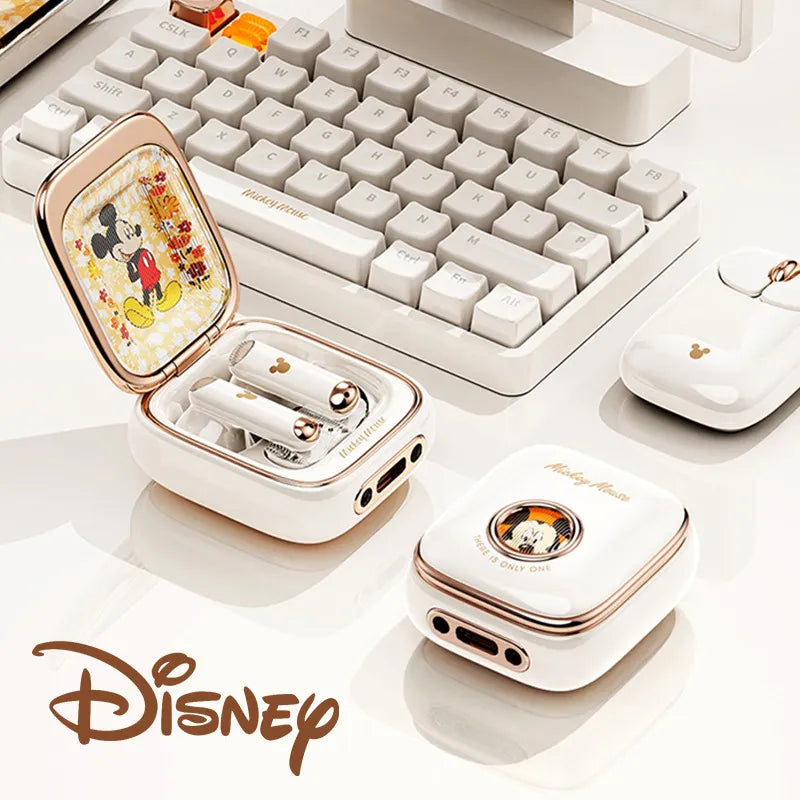 Disney Q7 Space Capsule Bluetooth Wireless Earphone Noise Reduction